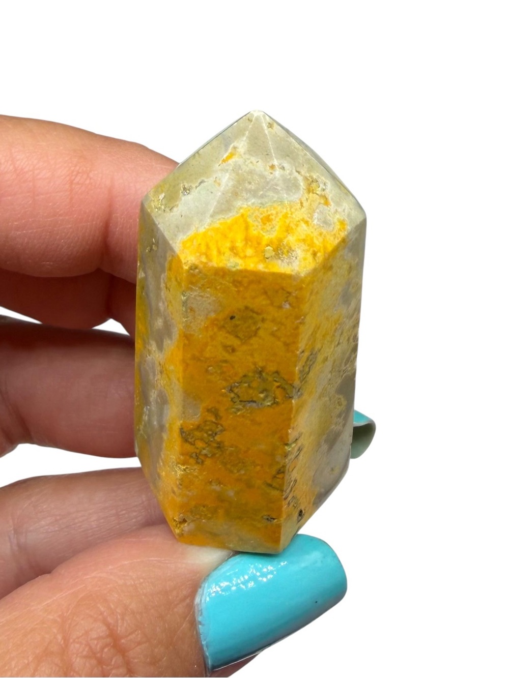 Bumblebee Jasper Tower Crystal Stone Decor Gift Yellow - Picture 11 of 11